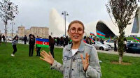 Şarkıcı Doğuş'un Azerbaycanlı gazeteci eşinin zafer sevinci: Görmediğim köyüme gideceğim