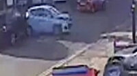 Yaşlı sürücü ortalığı savaş alanına çevirdi: 1 dakikada 6 kez kaza yaptı
