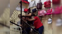 Kayseri'de eşinin boğazını kesip eşarpla boğmaya çalışan kocanın görüntüleri ortaya çıktı: 'Kasti yapmadım' dedi