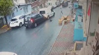 Gaziosmanpaşa'da hırsızlara müdahale etmek istediler: Cadde savaş alanına döndü
