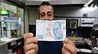 100 liranın üstünde bir sıfırın olmadığını görünce şaştı kaldı