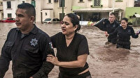 Meksika'da sel nedeniyle binlerce kişi tahliye edildi