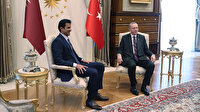 Katar Emiri Al Sani Beştepe'de: Cumhurbaşkanı Erdoğan resmi törenle karşıladı