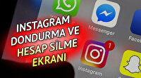 INSTAGRAM DONDURMA - HESAP KAPATMA - HESAP SİLME LİNKİ