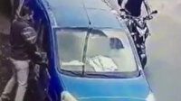 Beylikdüzü'nde motosikletli hırsızlar kamerada
