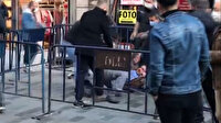 İstiklal Caddesi'nde sosyal mesafe kavgası