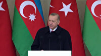 Cumhurbaşkanı Erdoğan'dan Ermenistan halkına mesaj: Kendilerini fakirliğe mahkum eden diasporanın esaretinden kurtulmalarını diliyoruz