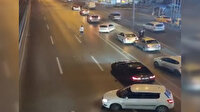 Beylikdüzü E-5'te sürücülerin cezadan kaçmak için yaptıkları 'pes' dedirtti