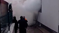 Kayseri'de vakıf binası alev alev yandı