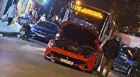 Almanya'dan gelen Ferrari Kağıthane'de yolda kaldı: Değeri 5 milyon lira