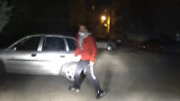 Aksaray'da bekçi-şüpheli kovalamacası film sahnelerini aratmadı: Abi vallahi cezadan kaçtım