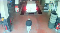 Lastik sormak için girdi, rot kanalına düştü
