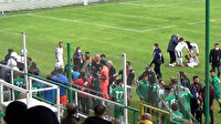 Antalya'da futbolcular birbirine girdi: Polis arbedeyi güçlükle önledi