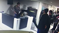 Şişli'de hemşireyi rehin alan bıçaklı saldırganın polis tarafından etkisiz hale getirildiği anlar