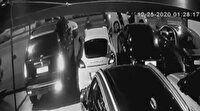 Lüks otomobilin 70 bin liralık farlarını 10 saniyede çaldılar