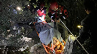 Kayalıklardan düşen iş adamı 8 saatte kurtarıldı