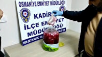 Osmaniye'de turşu bidonundan uyuşturucu çıktı