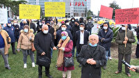 Eyüpsultanlı vatandaşlar İBB önünde toplandı: Kentsel dönüşüm bahanesiyle elektrik, su ve diğer hizmetlerimiz kesilecek