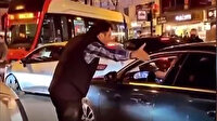 Sirkeci'de sürücülerin sözlü tartışması tekme tokatlı kavgaya dönüştü