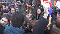 Paşinyan'ın sözcüsü Rusya karşıtı gösterilerde görüntülendi