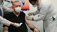 Cumhurbaşkanı Erdoğan koronavirüs aşısı oldu
