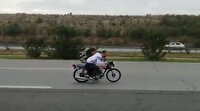 Otoyolda yarış yapan motosiklet sürücülerine ceza yağdı