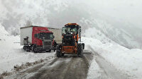 Tunceli-Erzincan kara yolu sis ve tipi nedeniyle ulaşıma kapatıldı