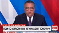 CNN muhabirinden Biden'a iltifatlar: Lincoln Anıtı'ndaki ışıklar onun ülkeyi saran kolları gibi
