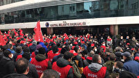 CHP'li Kartal Belediyesi işçilerinden "düşük ücrete çalıştırılıyoruz" eylemi