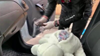 Polis ekipleri oyuncak ayının içerisine saklanmış ruhsatsız tabanca ele geçirdi