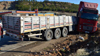 Adıyaman’da TIR ile motosiklet birbirine girdi