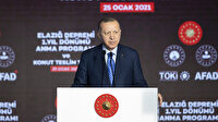 Cumhurbaşkanı Erdoğan, "Malatya'da bin 195, Elazığ'da 5 bin 500 konutu daha ailelerimize teslim ettik"