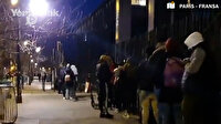 Paris'te üniversite öğrencileri gıda yardımı almak için 200 metrelik kuyruk oluşturdu