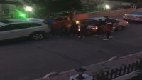 Bağcılar'da bir grup genç yasağı umursamadan sokakta doğum günü partisi yaptı