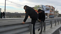 Arnavutköy'de tehlikeli yoldan ölümüne geçiş: Ne üst, ne yaya geçidi, ne de trafik ışığı var