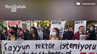 Yunanistan'da Boğaziçi olaylarına destek eylemi