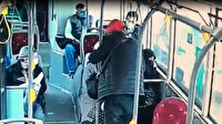 İzmir'de çarşaf giyen kadına saldırı anı güvenlik kamerasına yansıdı