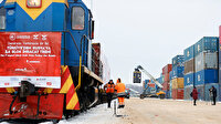 Türkiye’den Rusya’ya ilk ihracat treni hedefe ulaştı