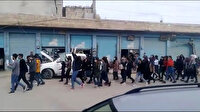 Hasekeli Kürt öğrenciler, öğretmenlerinin terör örgütü YPG/PKK tarafından alıkonulmasını protesto etti