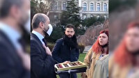 Boğaziçi Üniversitesi rektörü Melih Bulu'nun çikolata ikramına öğrencilerin tutumu damga vurdu