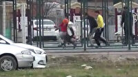 İnegöl'de gençler kısıtlamayı hiçe sayıp top oynadı
