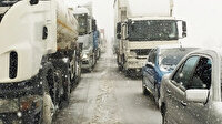 Bursa-İzmir karayolu kaza ve tipi sebebiyle trafiğe kapandı: 10 kilometrelik kuyruk oluştu