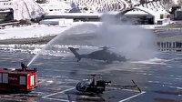 Emniyet Genel Müdürlüğü'nden 'ATAK' helikopterine su takı töreni