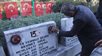 Ömer Çelik’ten mezar taşları kırılan ikiz şehitlerin babasına "saldırganlar yakalanacak" sözü