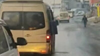 Arnavutköy'de tıklım tıklım dolu olan minibüs 'Pes' dedirtti