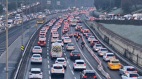 Kısıtlama sonrası 15 Temmuz Şehitler Köprüsü'nde trafik yoğunluğu görüntülendi