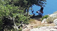 Muğla'da kayalıklardan düşen 7 aylık hamile kadının olay öncesi görüntüleri ortaya çıktı