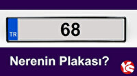 68 nerenin plakası? 68 plaka kodu neresi, hangi ilin?