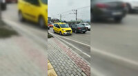 Bursa'da ters şeride giren şoför trafiği birbirine kattı