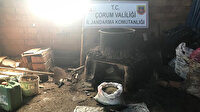 Çorum'da 9 bin 490 litre sahte içki ele geçirildi
